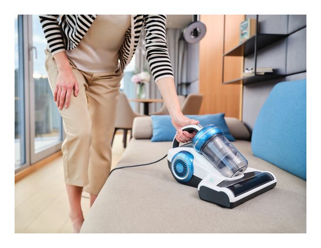 Roxy Handstaubsauger Beutellos  (Blau, Weiß) 