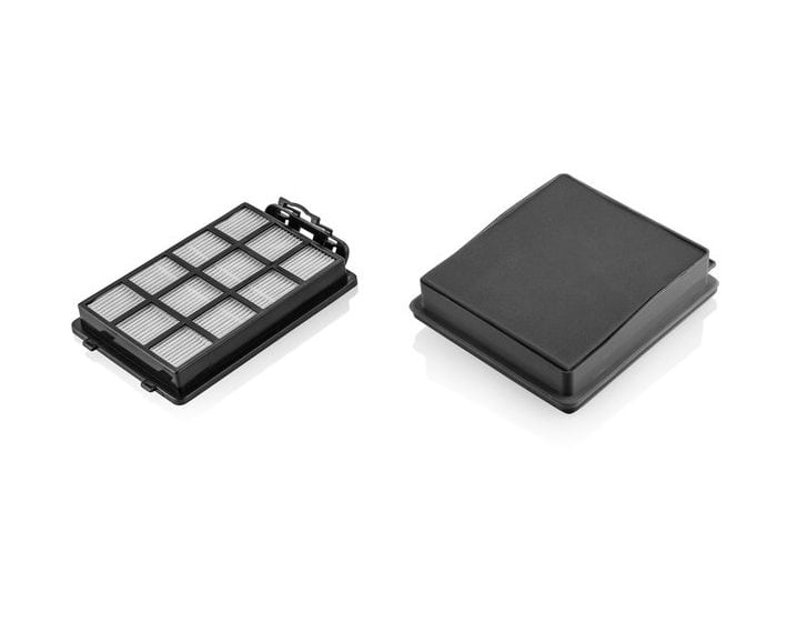 Salvet Bodenstaubsauger Beutellos 700 W HEPA  (Schwarz, Rot, Weiß) 