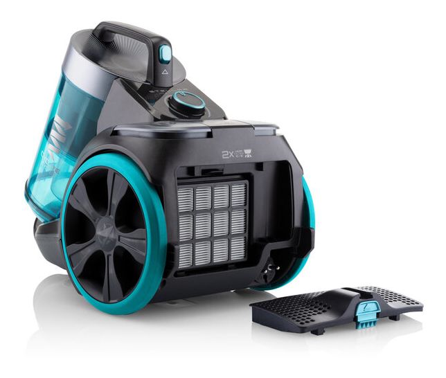 Stellar Bodenstaubsauger Beutellos 700 W HEPA  (Schwarz, Blau) 