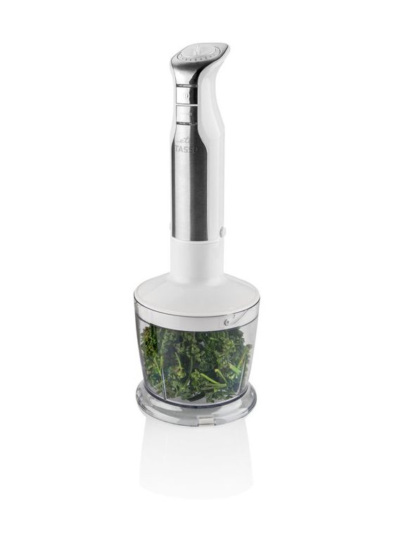 Tasso 600 W Küchenmaschine 0,7 l  (Edelstahl, Weiß) 