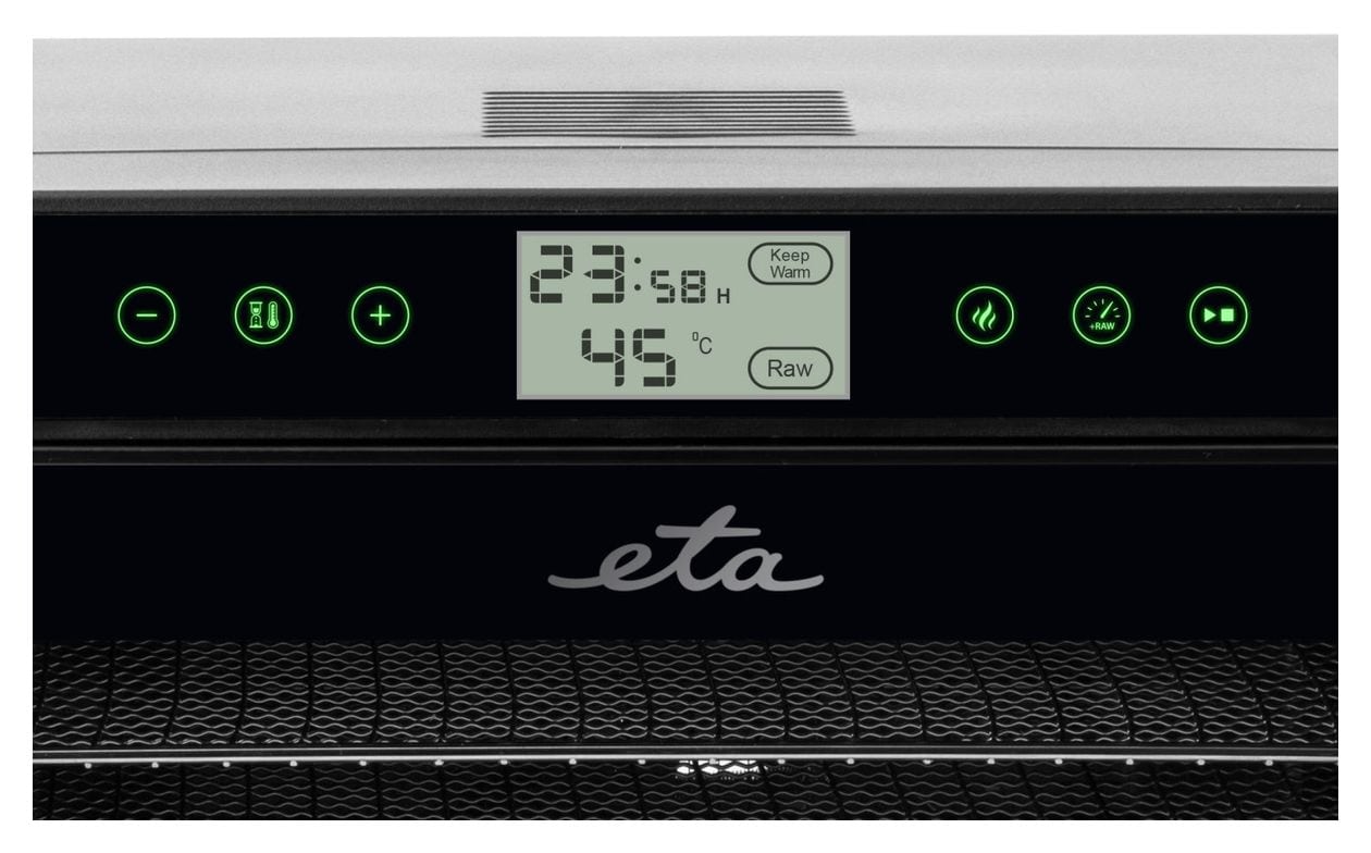 Vital Air II Dörrautomat 650 W 24 h Maximale Timer-Zeit 10 Dörrgitter 