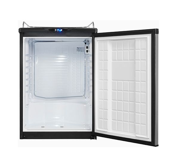 BK160-HE-300G 163 l Tischkühlschrank EEK: G 173 kWh Jahr  (Schwarz, Edelstahl) 