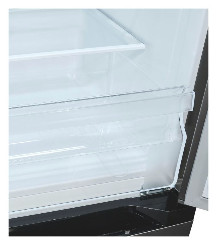 KGC231-60-E-050C 109 l / 48 l Kühl-Gefrierkombi freistehend 121 kWh Jahr  (Schwarz, Edelstahl) 