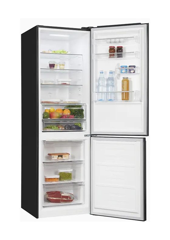 KGC350-105-NF-040C 243 l / 104 l Kühl-Gefrierkombi freistehend NoFrost 162 kWh Jahr  (Schwarz) 