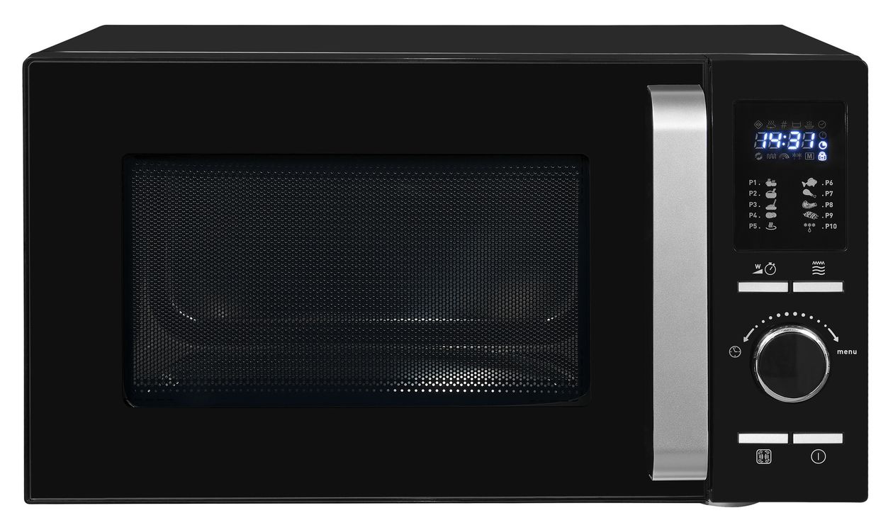 MW8925-7 Freistehende Mikrowelle 900 W Größe: klein 11 Stufen Grill  (Schwarz) 