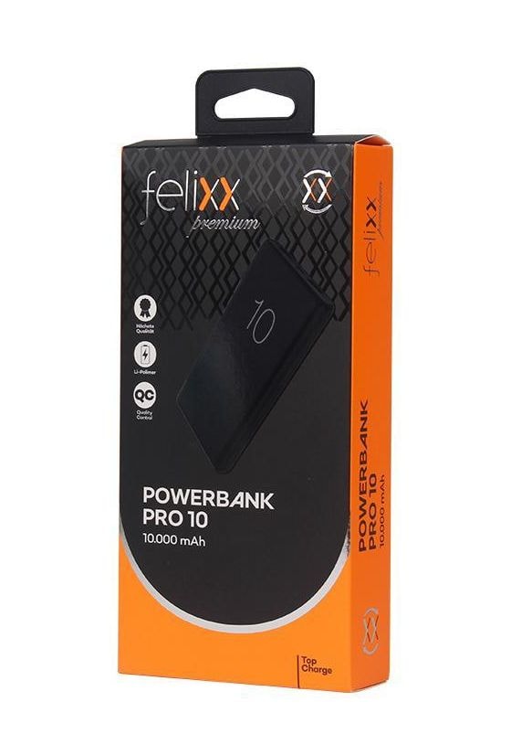 Pro 10 10000 mAh Powerbank Mikro-USB  (Schwarz) 