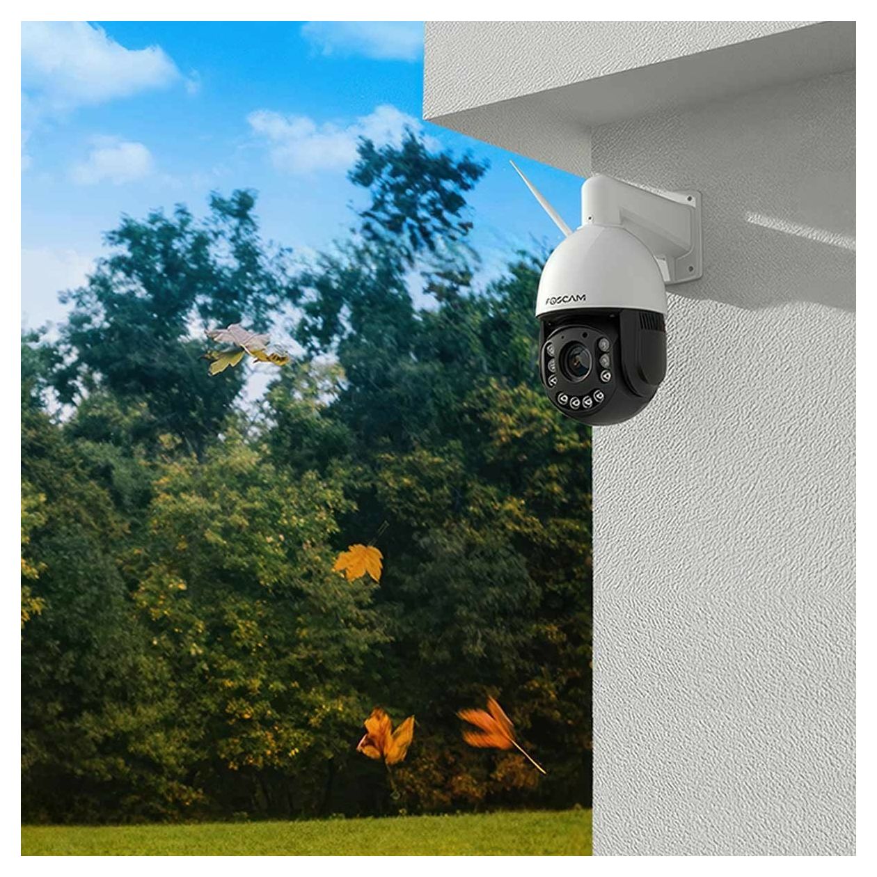 SD4H 2304 x 1536 Pixel IP-Sicherheitskamera IP66 Außen Nachtsicht  (Weiß) 