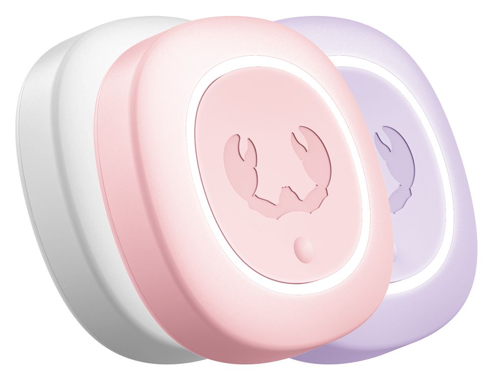 185816 Schlüsselfinder 4er Set Apple Find My, Google's Find Hub (Weiß, Pink, Violett) 