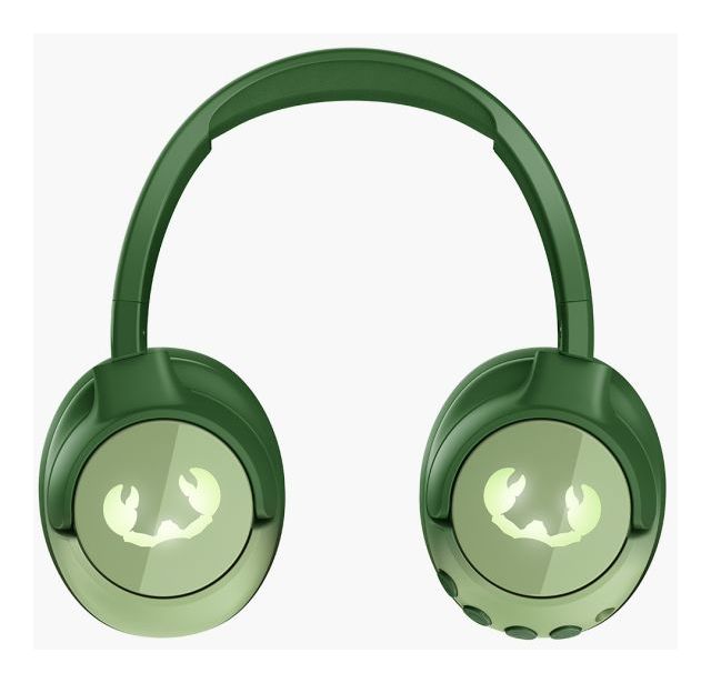 Clam Junior Ohraufliegender Bluetooth Kopfhörer kabellos 60 h Laufzeit USB Typ-C  (Grün) 