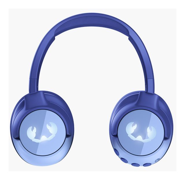 Clam Junior Ohraufliegender Bluetooth Kopfhörer kabellos 60 h Laufzeit USB Typ-C  (Blau) 