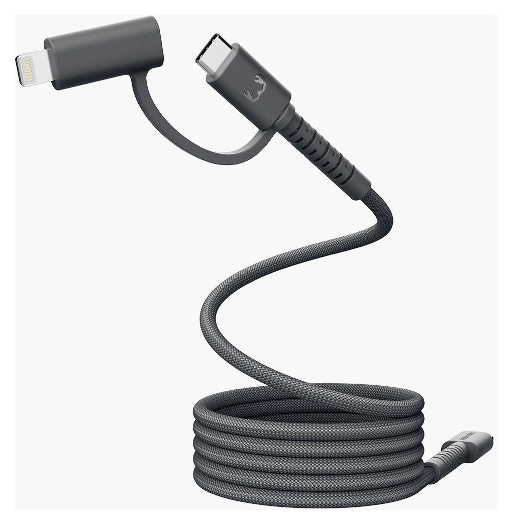FlexWave Lightning auf USB C Männlich 2 m  (Schwarz) 