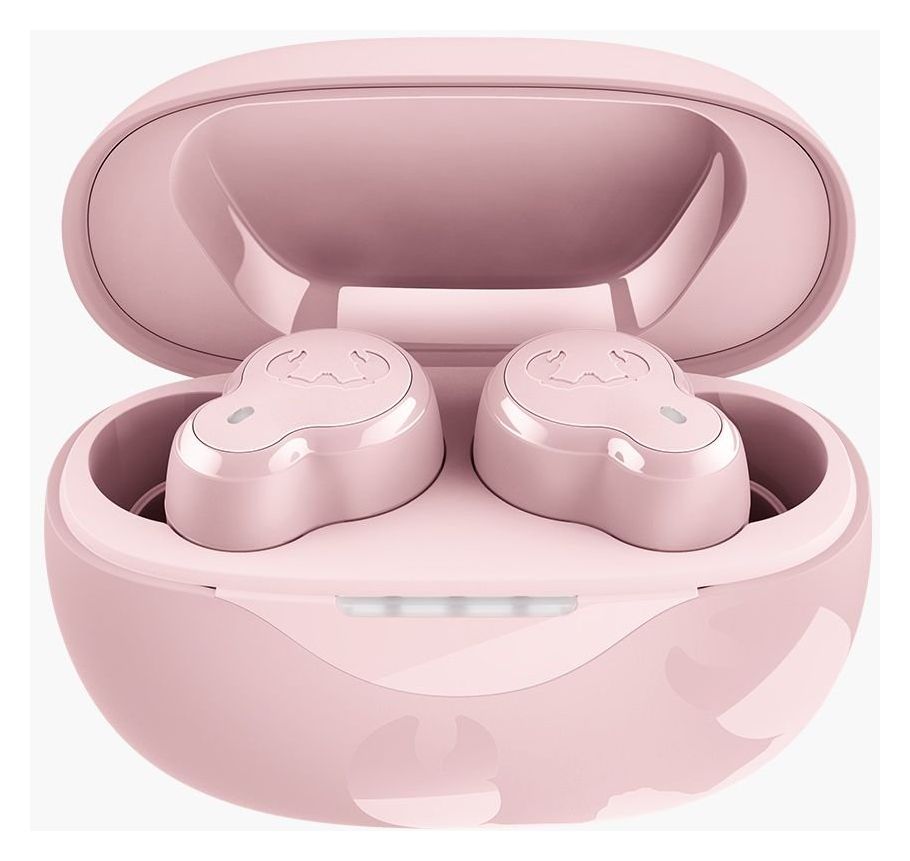 Twins Breez In-Ear Bluetooth Kopfhörer kabellos 7 h Laufzeit USB Typ-C  (Pink) 