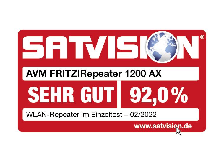 FRITZ!Repeater 1200AX WiFi 6 3000 Mbit/s 