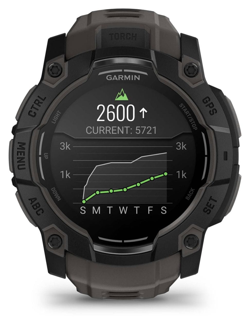 Instinct 3 Solar 50 mm Smartwatch Rund  (Schwarz) 