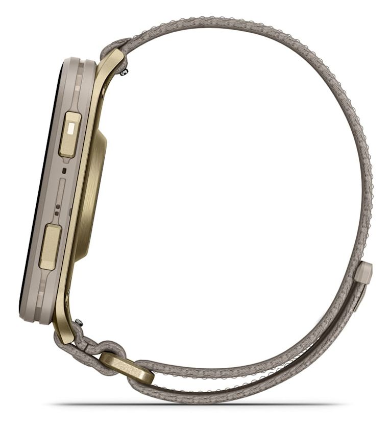 Venu X1 Digital Smartwatch Rechteckig 264 h  (Gold, Titan) 