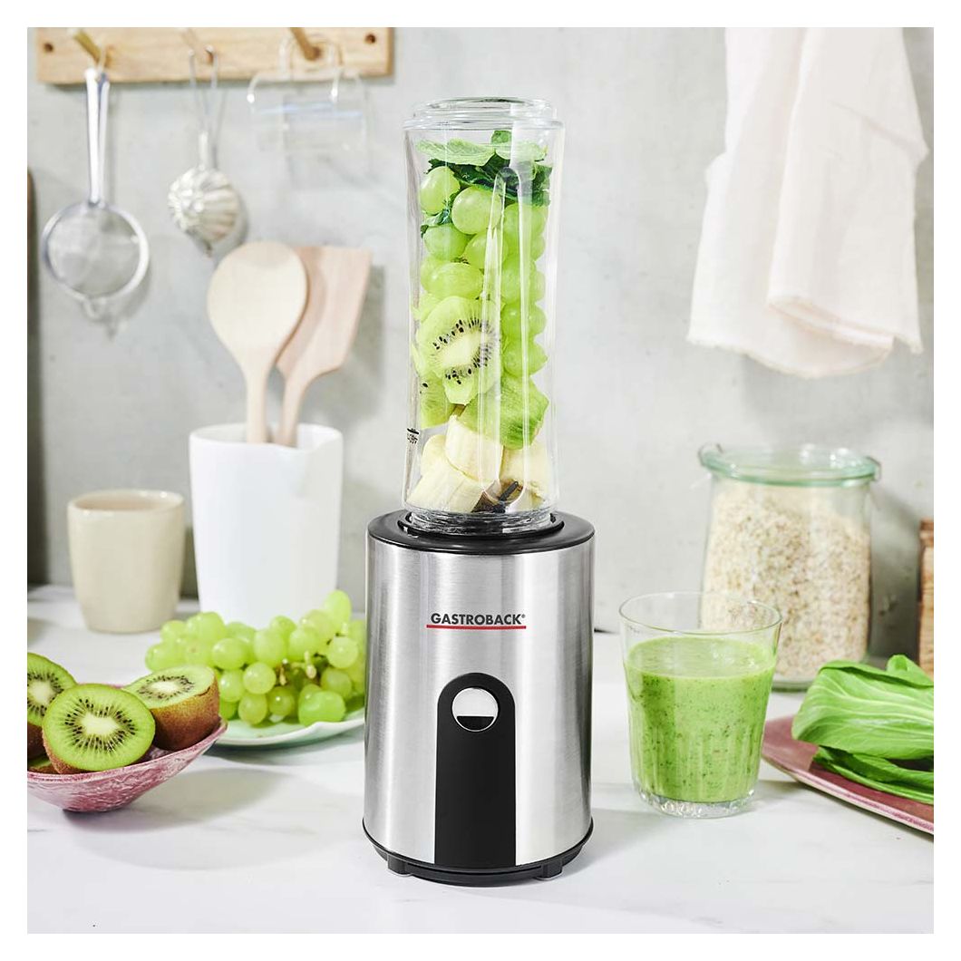 41033 Smoothie Maker Mix & Go 0,6 l Standmixer 300 W  (Edelstahl) 