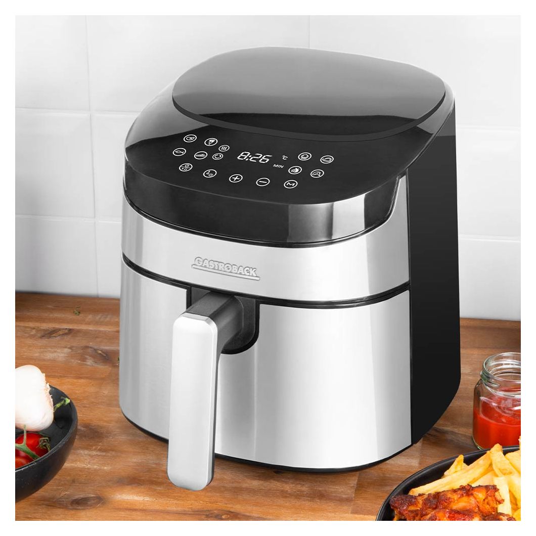 42582 Air Pro Heißluftfritteuse 3,7 l 1300 W  (Schwarz, Edelstahl) 