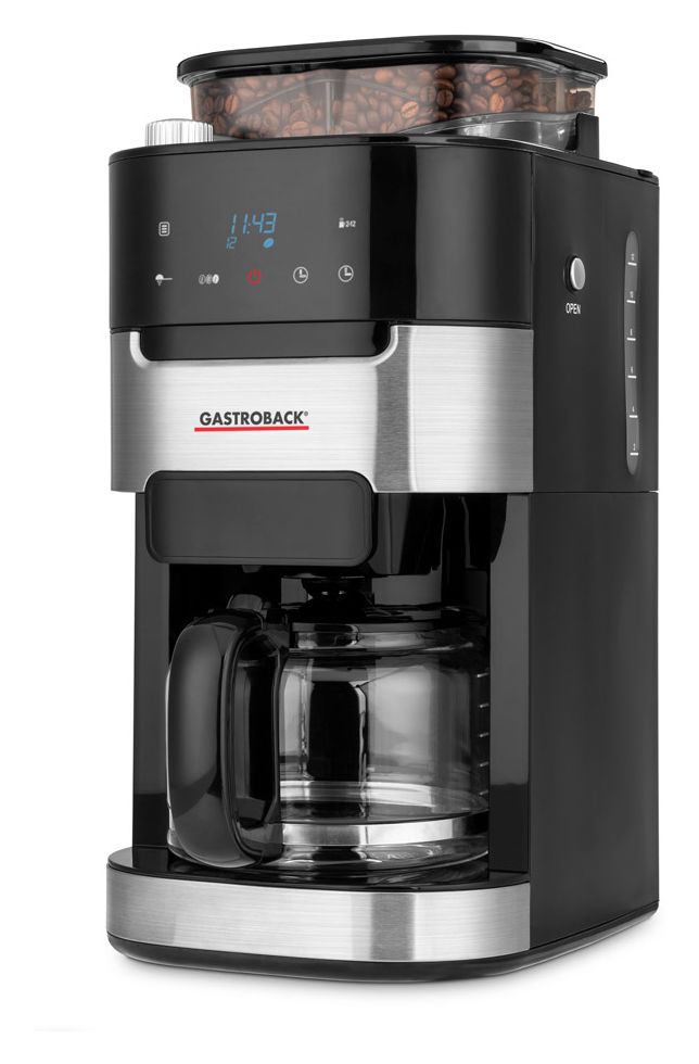 42711 Grind&Brew Pro 12 Tassen Filterkaffeemaschine 1,5 l  (Schwarz, Edelstahl) 