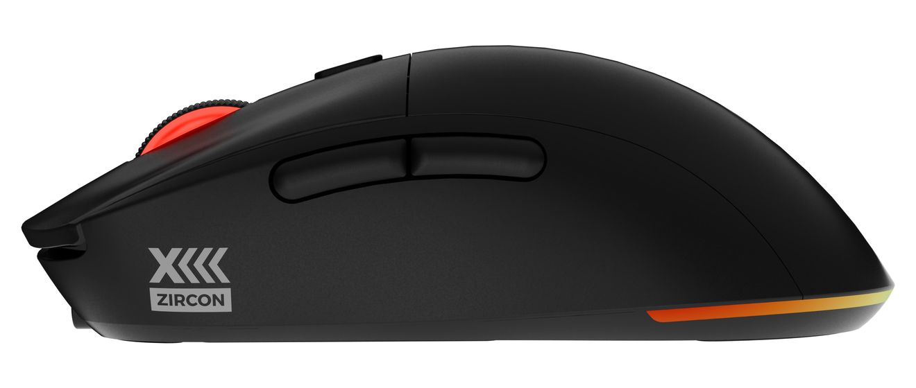 Zircon XIII 26000 DPI Gaming Maus Optisch  (Schwarz) 