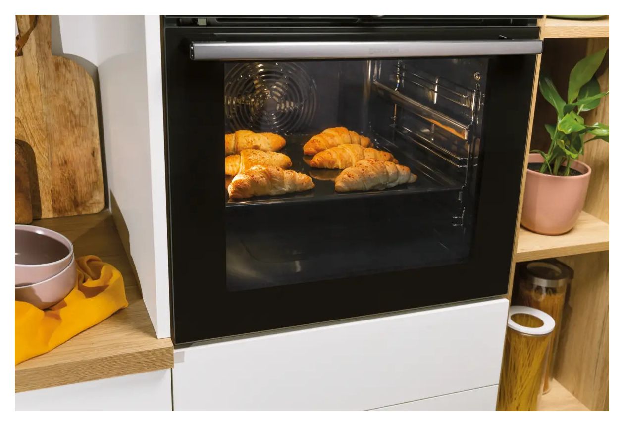 BPS6737E14BG Einbaubackofen maxi Dampfgaren AutoClean (Schwarz) 