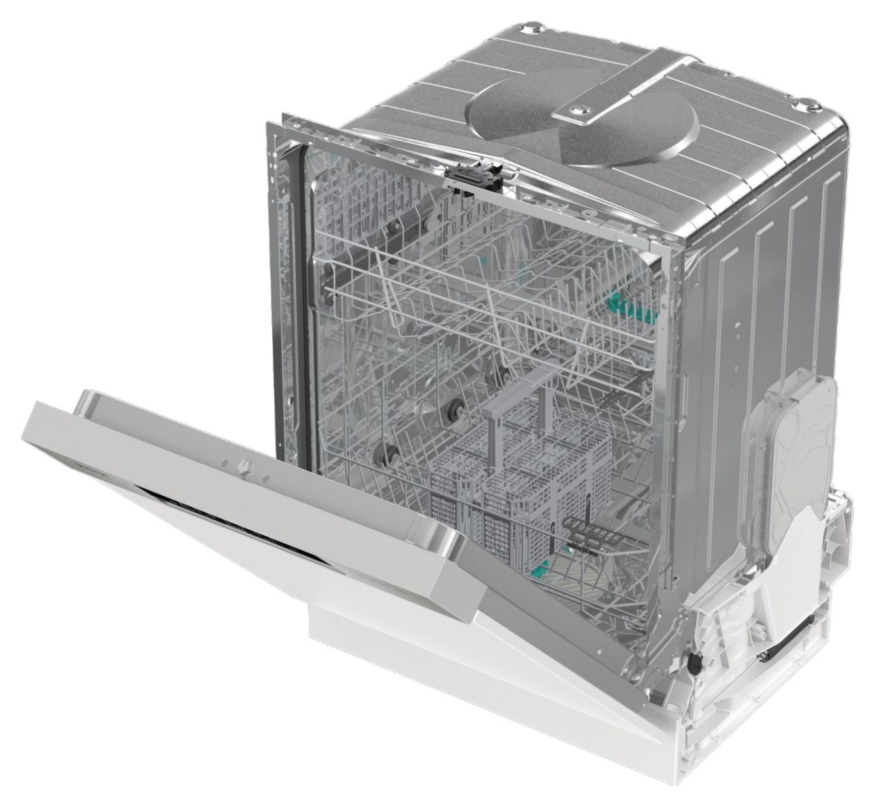 GI642E90X 60 cm Geschirrspüler teilintegriert (ohne Front) Leise 13 Maßgedecke aquaStop Funktion 