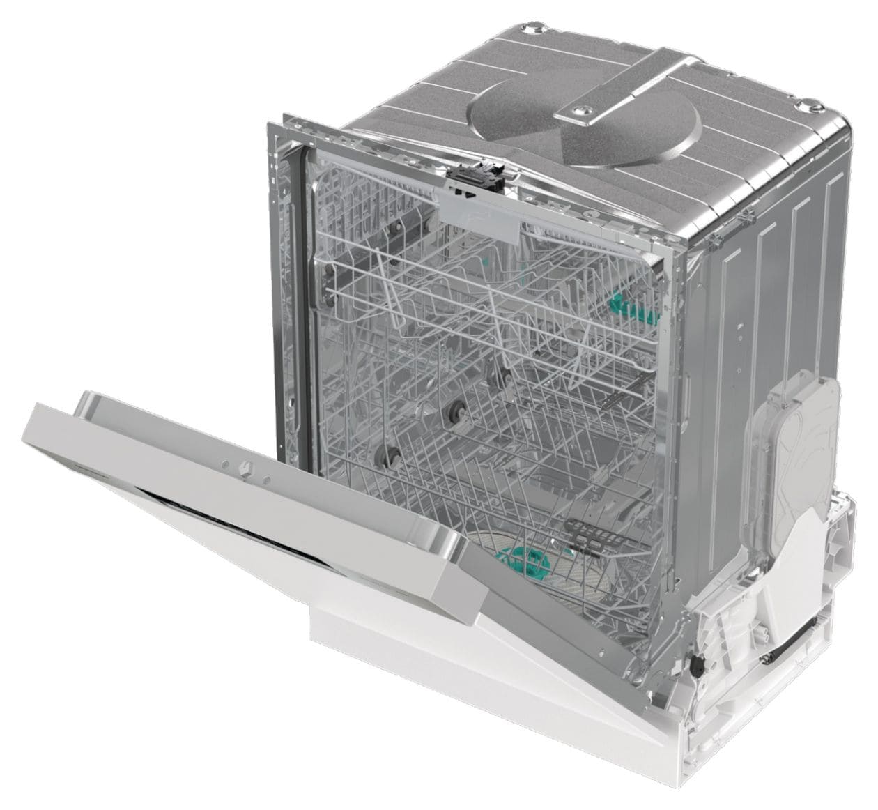 GI643D90X 60 cm Geschirrspüler teilintegriert (ohne Front) Leise 16 Maßgedecke aquaStop Funktion 