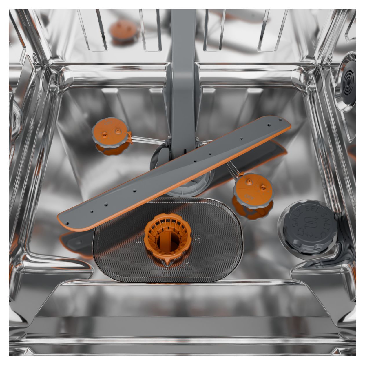 GV673A65 60 cm Geschirrspüler unterbaufähig Sehr leise 14 Maßgedecke aquaStop Funktion 