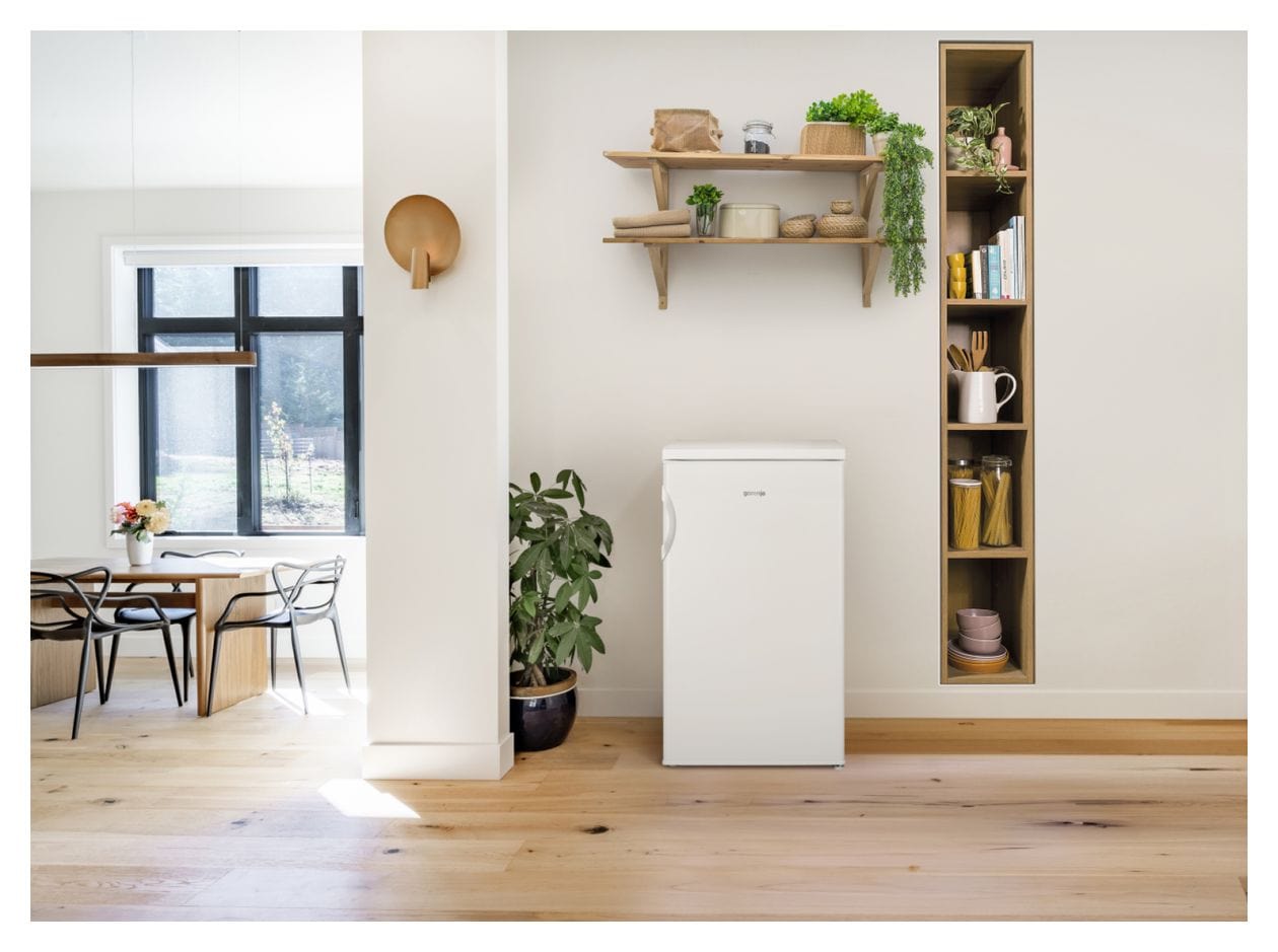 RB49CPW 120 l / 107 l Tischkühlschrank EEK: C 87 kWh Jahr  (Weiß) 
