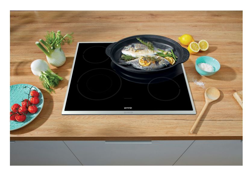 Steel Set EX (BCS6737E12X + ECD634X) Herdset maxi AutoClean AquaClean mit 60 cm Glaskeramik Kochfeld 