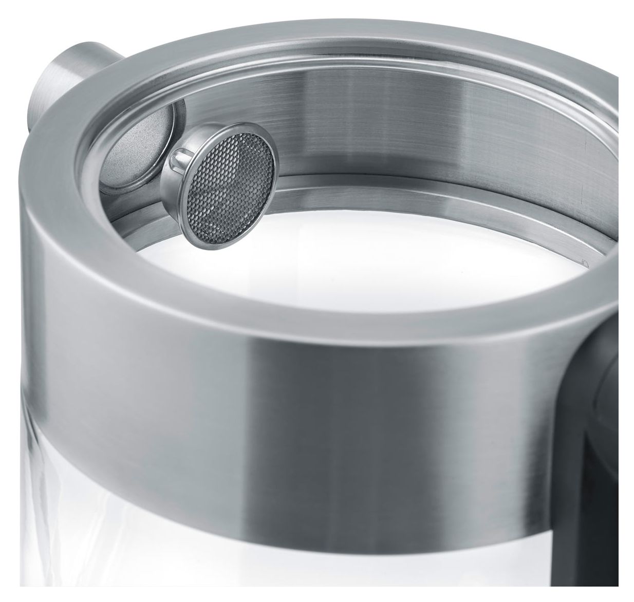 WK350 1,0 l Wasserkocher 2000 W (Schwarz, Edelstahl, Transparent) 