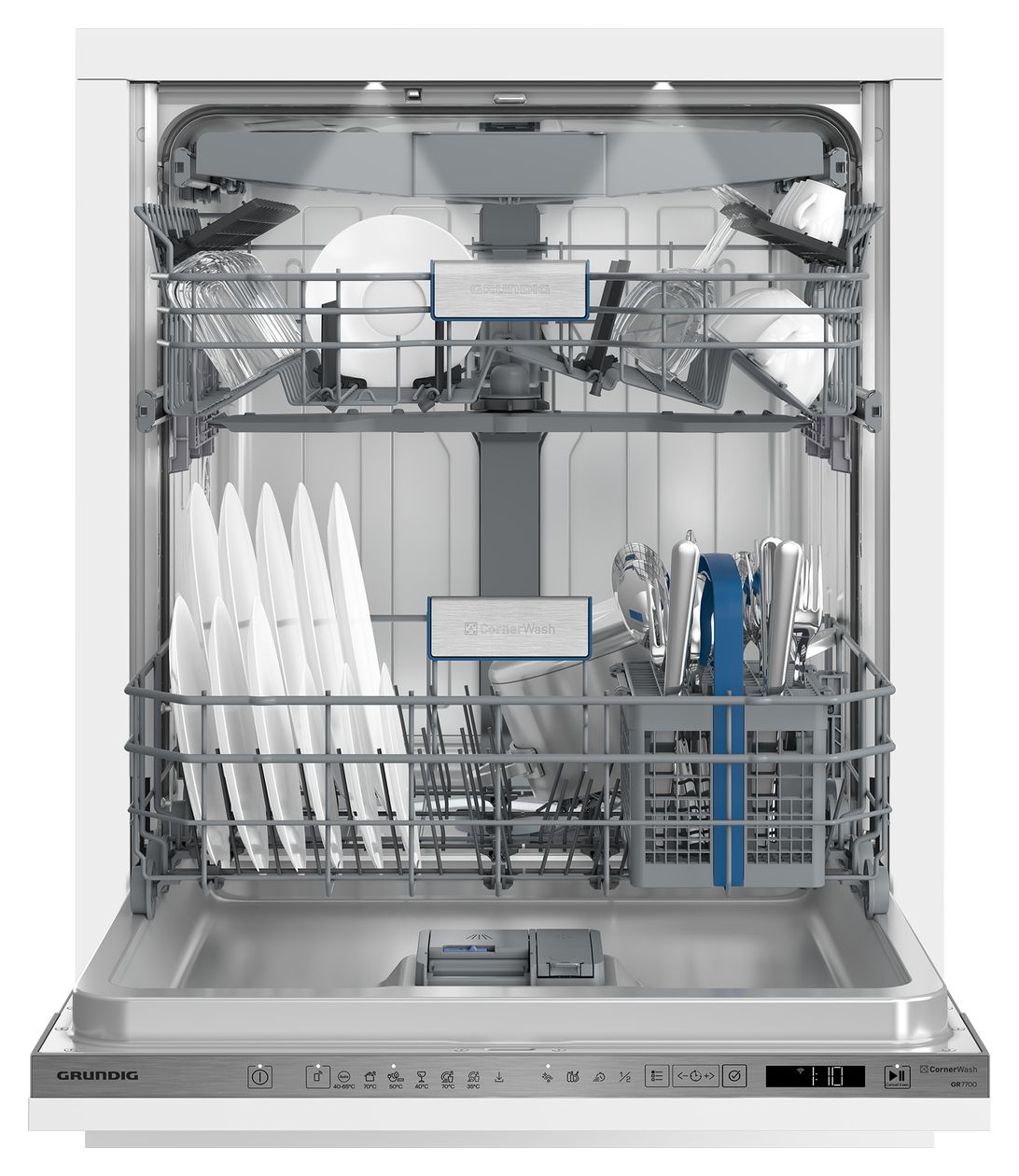 GNVP4510CW 60 cm Geschirrspüler vollintegriert (ohne Front) Sehr leise 14 Maßgedecke 
