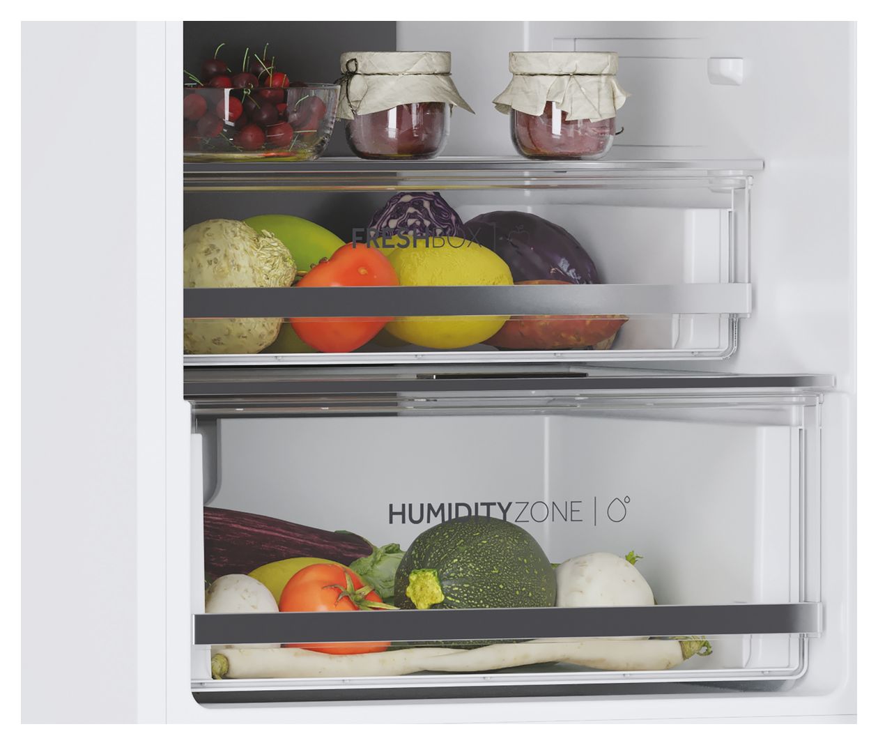 HATB174DE 177 l / 67 l Einbau Kühl-/Gefrierkombination 234 kWh NoFrost 