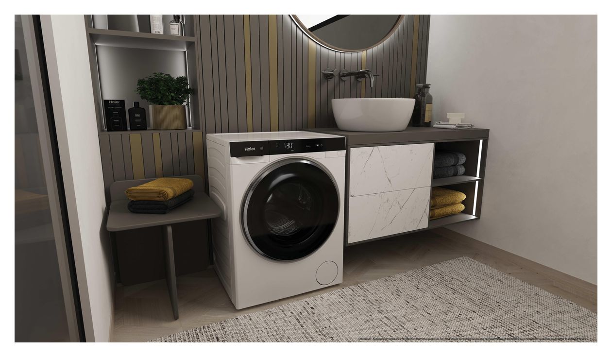 HWD50-BP12307U1 5 kg 2,5 kg Kondensations Waschtrockner 1200 U/min 