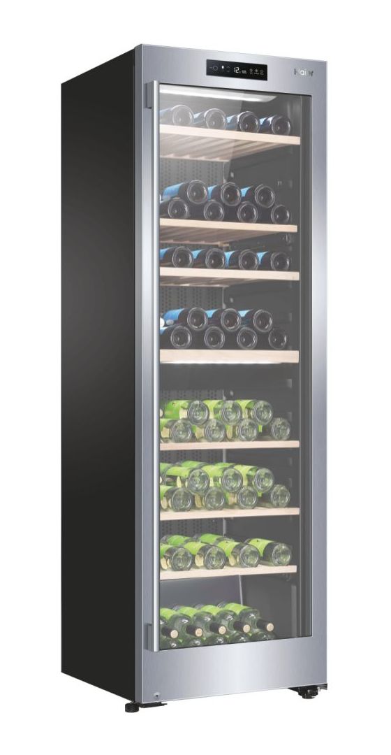 WS137GDNFI Weinkühler Freistehend EEK: F 2 Zonen 137 Flasche(n) 