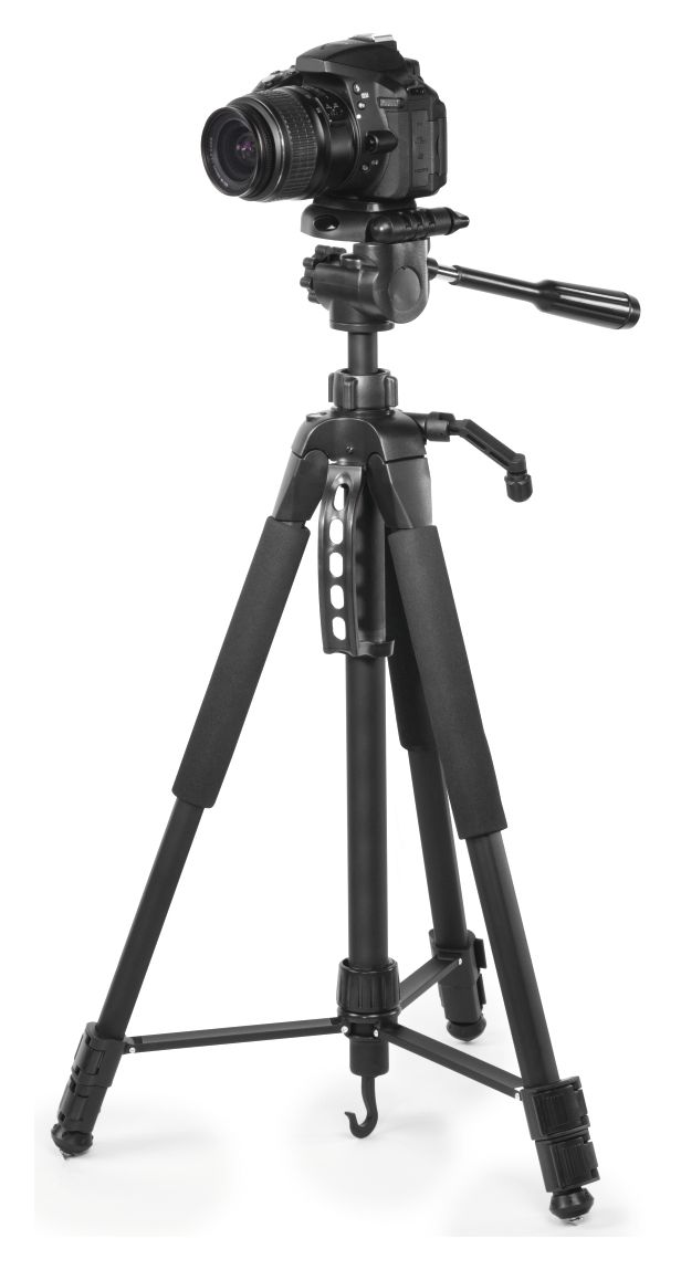 004491 Action Smart 165 3D 3 Bein(e) Stativ Smartphone-/Digital-Kamera  (Schwarz) 