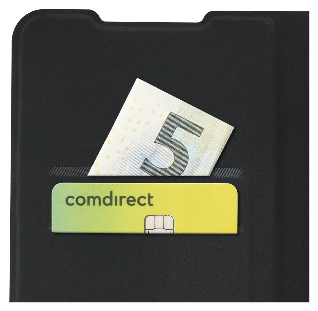 080544 Daily Protect Folio für Samsung Galaxy S25 Edge  (Schwarz) 