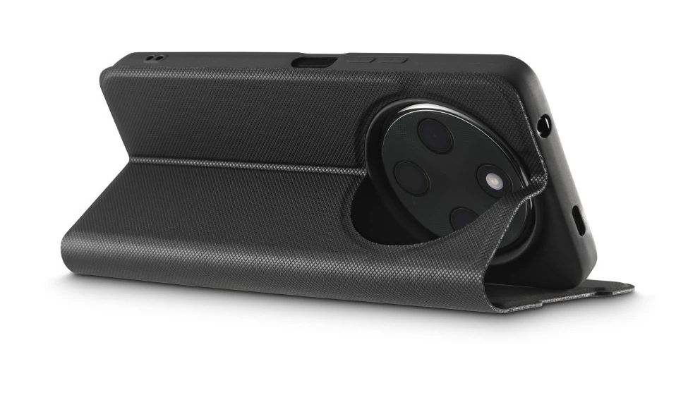 123707 Daily Protect Folio für Xiaomi Redmi 14C  (Schwarz) 