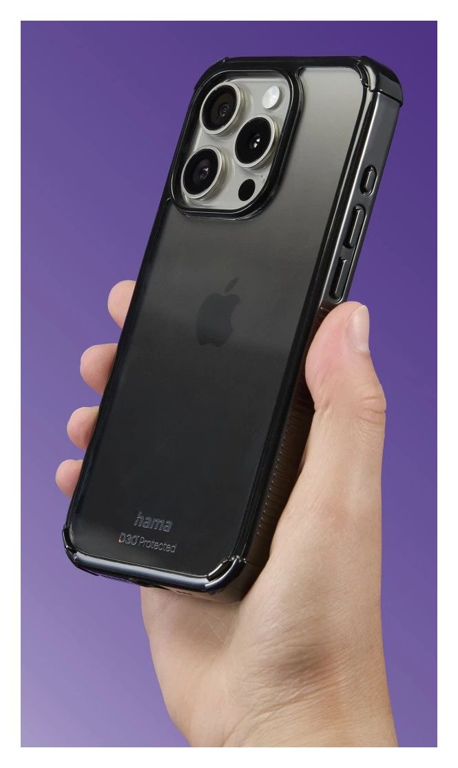 123754 Extreme Protect Cover für Apple iPhone 16  (Schwarz) 