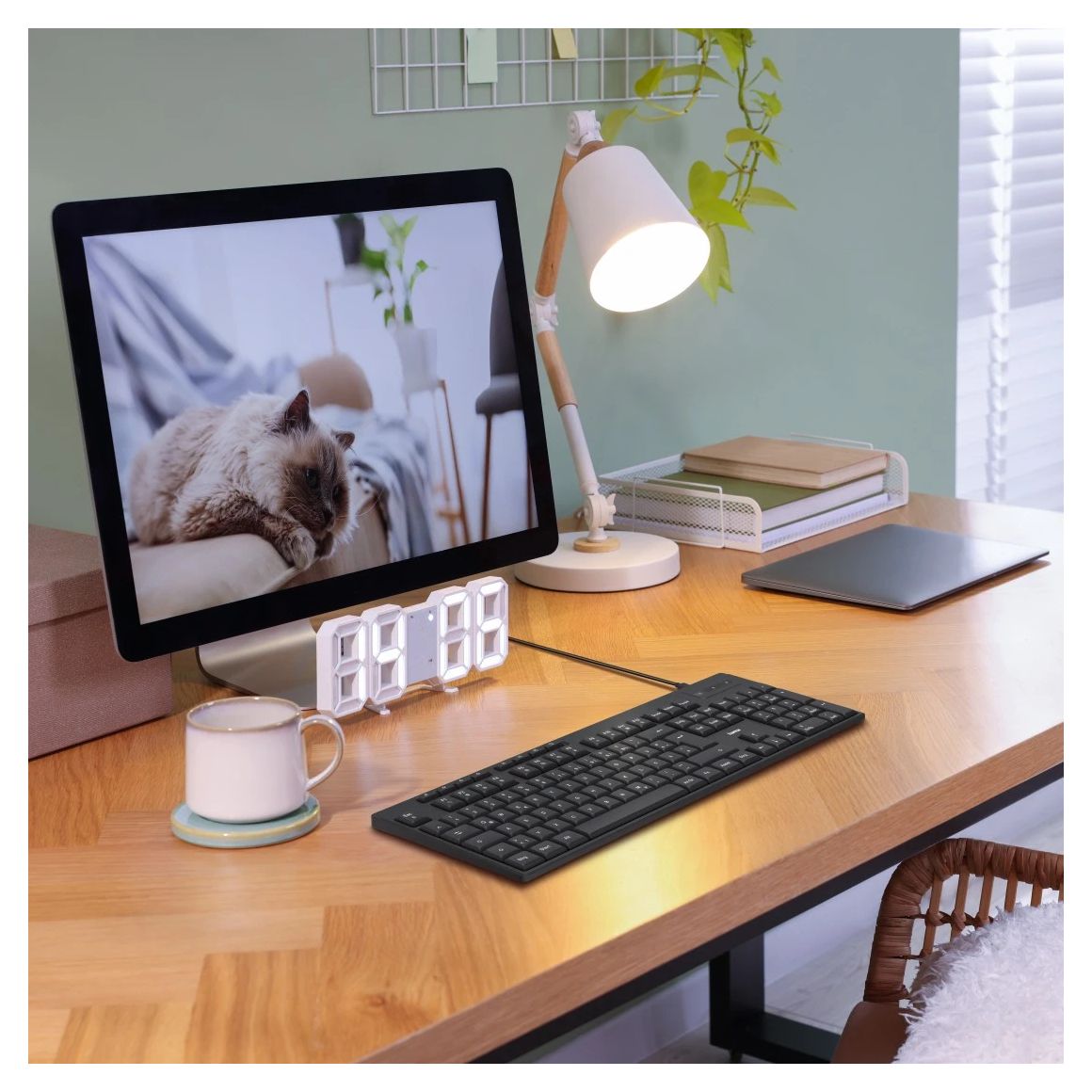 173052 CK-200 Heimbüro Tastatur USB  (Schwarz) 