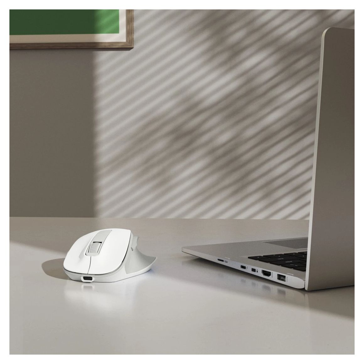 173082 WM-500 1600 DPI Büro Maus Optisch  (Weiß) 
