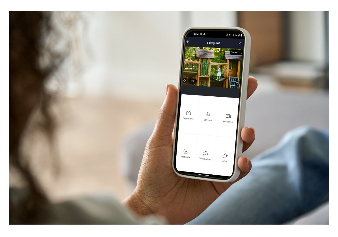 176648 Überwachungskamera mit Solar IP-Sicherheitskamera IP65 Außen  (Schwarz) 