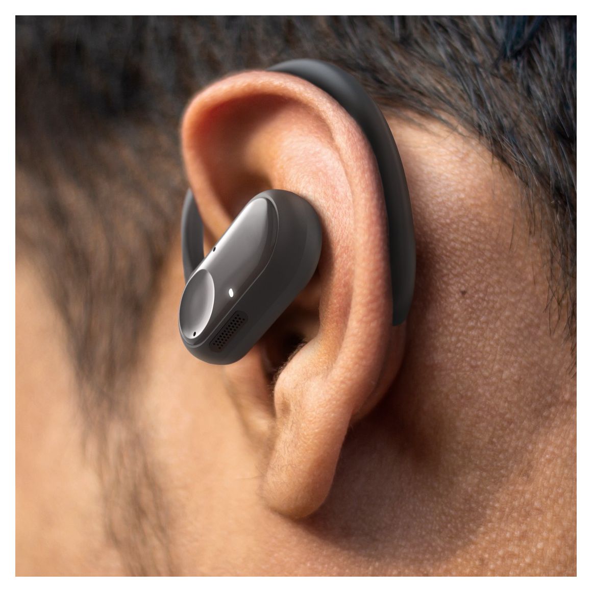 184091 Spirit Open In-Ear Bluetooth Kopfhörer Kabellos TWS 6 h Laufzeit  (Schwarz) 