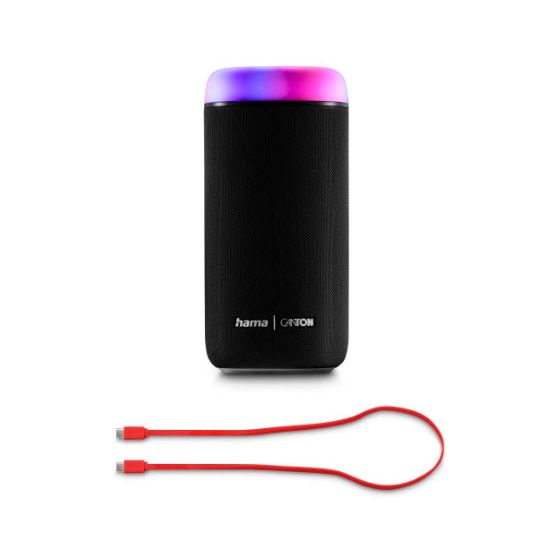 188230 Glow Pro 30 W Bluetooth Lautsprecher IPX4 Laufzeit bis 12 h  (Schwarz) 