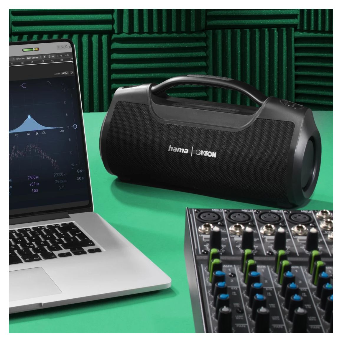 188231 Mate Pro MK II 60 W Bluetooth Lautsprecher IPX6 Laufzeit bis 16 h  (Schwarz) 