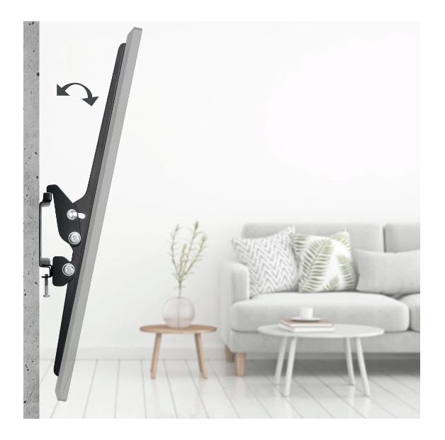 220808 Wand Halterung 0° bis 190,5 cm (75") 40 kg -15 - 5° neigbar 