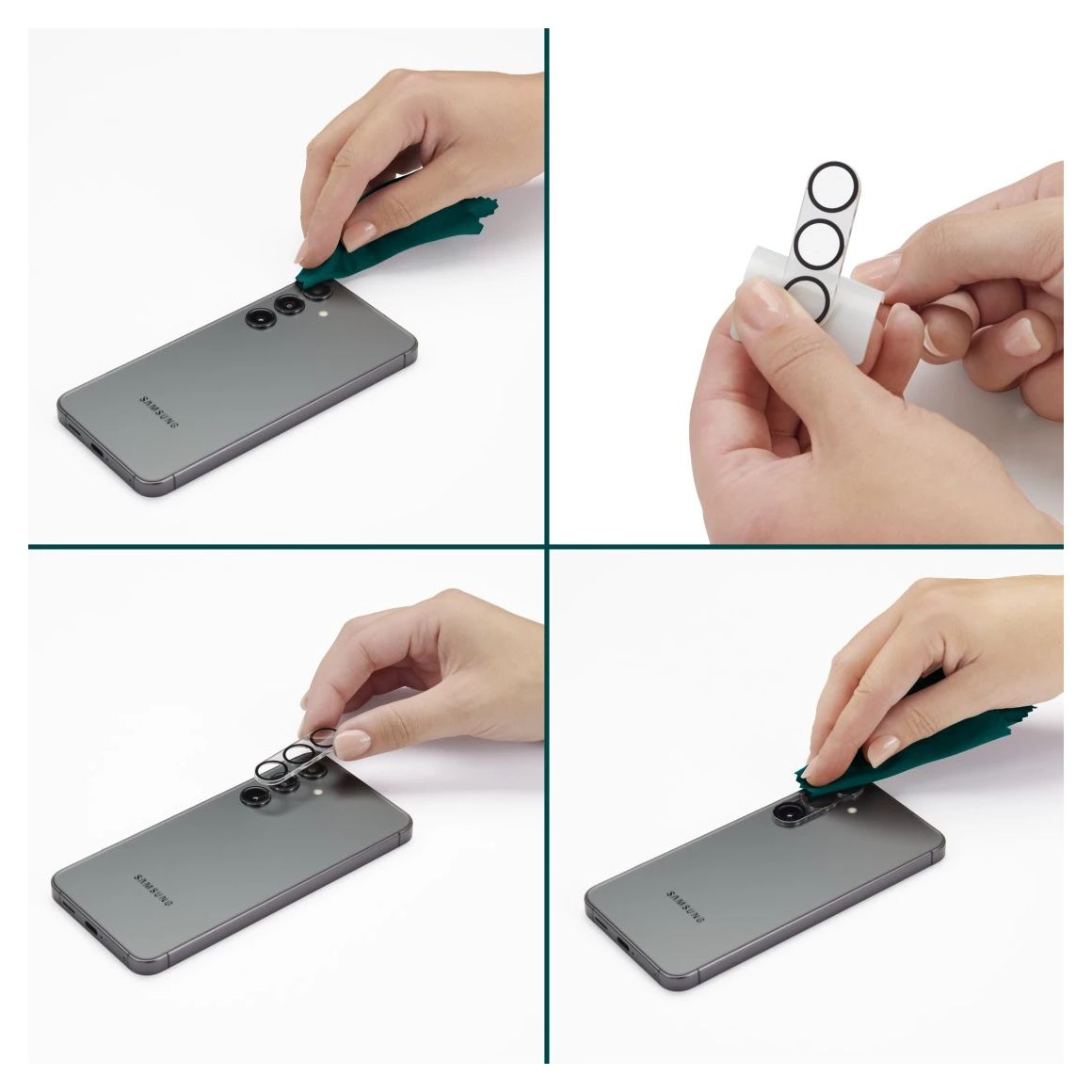 228545 Cam Protect Kameraobjektivschutz gehärtetes Glas 9H für  Samsung Galaxy S25 Edge Bruchfest, Fallbeständig, Schlagfest, Schlagfest, Kratzresistent, Stoßfest 