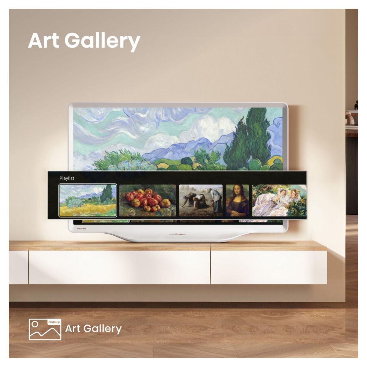 43S5DQ LED 109,2 cm (43 Zoll) Fernseher 4K Ultra HD  (Weiß) 