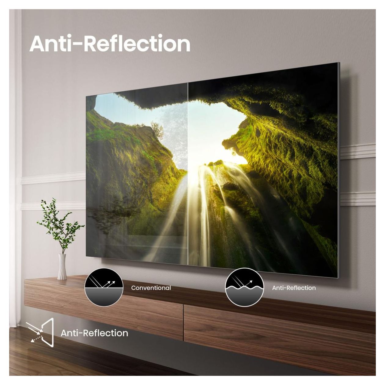 55U7Q Pro LED 139,7 cm (55 Zoll) Fernseher 4K Ultra HD VESA 400 x 200 mm 