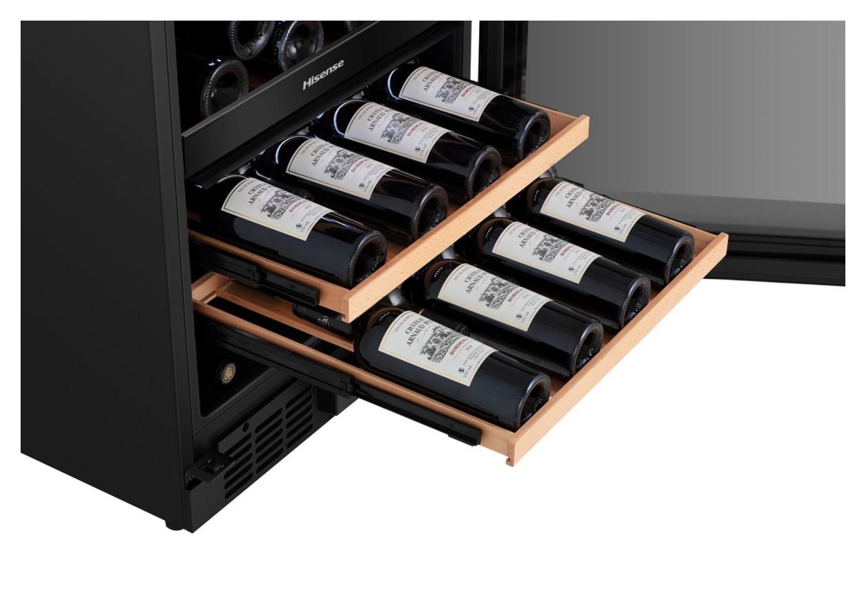 Freistehend weinkeller, Schwarz, 128 l 