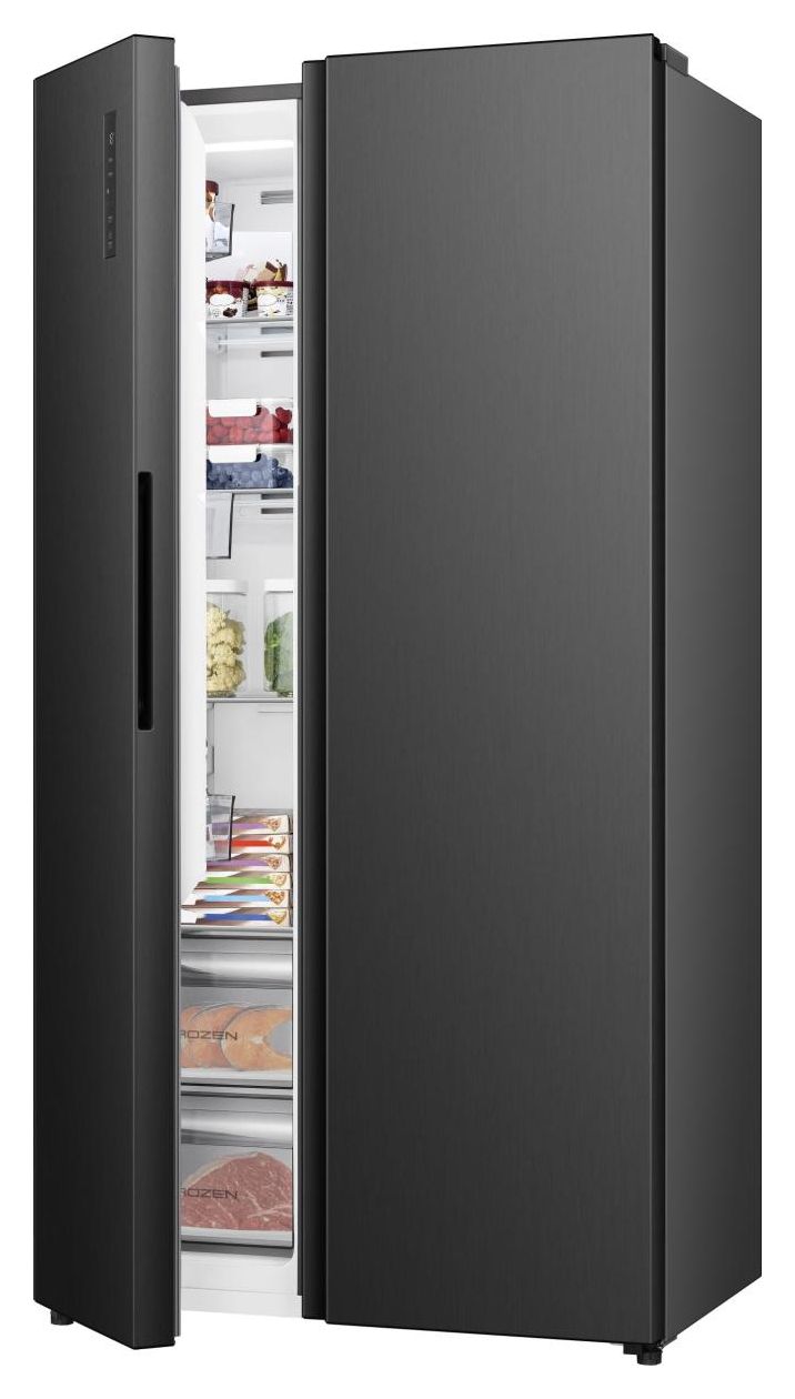 RS3P558NEFC Side-by-Side Kühl-/ Gefrierkombination 347 l / 197 l 204 kWh NoFrost 1786 mm x 911 mm  (Schwarz) 